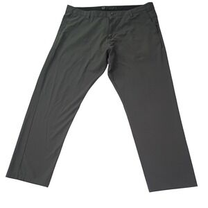 Vuori Meta Aim Pant Mens 36 Charcoal Grey Tech Stretch Chino V431 Fits 38x27
